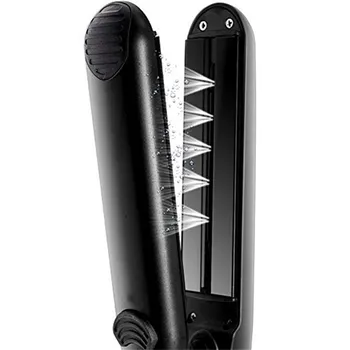 

Steam straightener spray electric splint Negative ions Function Iron Tourmaline Ceramic Plate Professional Hair Straightener