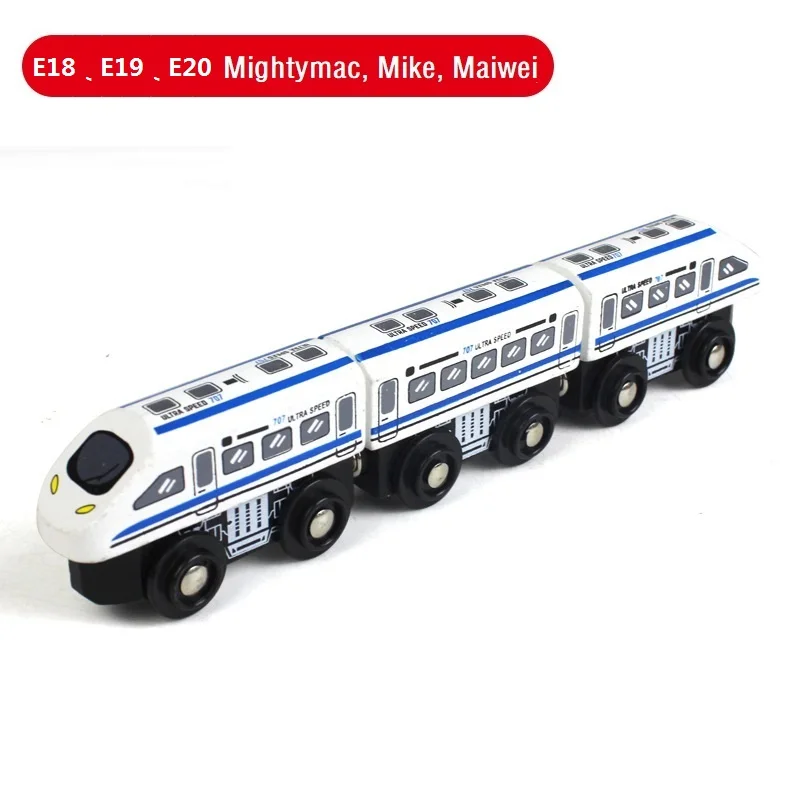 Wood Railway Track Car Magnetic Train Locomotive Toy Trains Accessories Kids Fit Wood Thomase Educational Model  Magnetic Trains 24