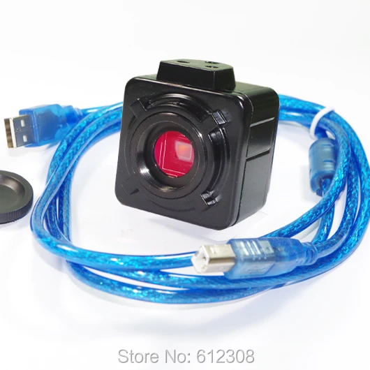

5MP 30F/S HD 1/2.5" USB CMOS Digital Industry C-mount Video Microscope Camera Magnifier for PCB Electronic Repair Tool USB500
