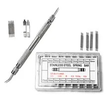 Запчасти для часов Пружинные стержни ремешок со шпильками ремешок для часов с фиксированной осью Поверхность Вала стальные Наборы инструментов набор инструментов для ремонта часов