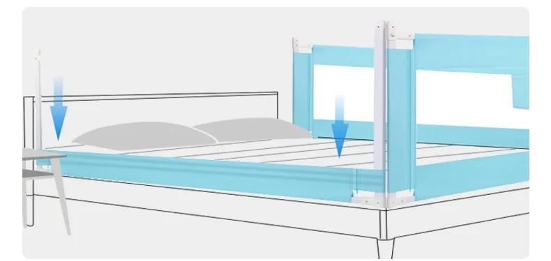 От 1,2 м до 2,2 м портативная переносная кровать для путешествий детский манеж детская забор детская кровать с загородкой safeti Rails Защитная кровать забор детская ограждение