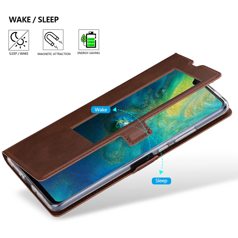 Для huawei mate 20 Pro 20 X чехол для телефона Smart Flip мягкий кожаный mate 20 20pro 20X чехол Windows Auto-Sleep Wake Anti-Fall Casings