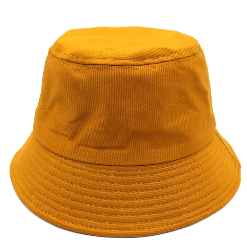 Minhui новые летние шляпы для женщин хлопок So; id мужская шляпа-Панама рыболовные кепки хип-хоп шляпа - Цвет: yellow