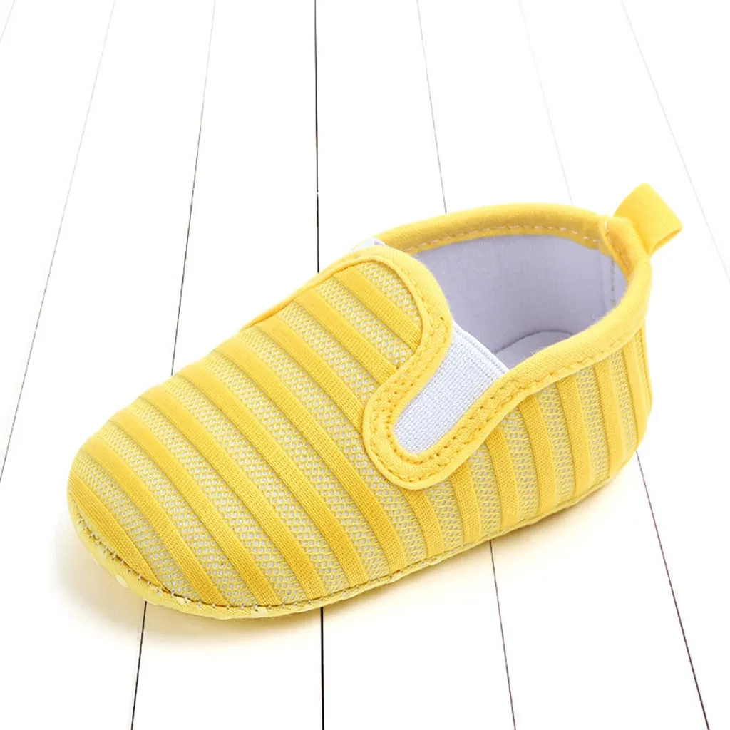 ARLONEE/Обувь для новорожденных девочек и мальчиков разных цветов полосатый сетчатый Первый ходунки; обувь для маленьких девочек; детская обувь для мальчика; 1 год; детская обувь