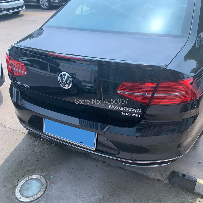 

For Volkswagen Passat B8 Spoiler 2017 2018 2019 High Quality ABS Material Exterior Rear Spoiler Tail Trunk Boot Wing Decoration