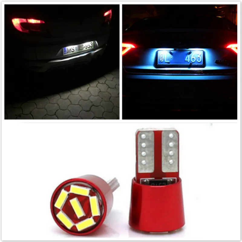 

2x T10 W5W LED Door License Plate Lights For Renault Megane 2 3 Duster Logan Clio 4 3 Laguna 2 Sandero Scenic 2 Captur Fluence