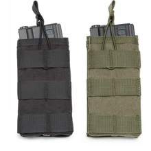 M4 тактические одиночные Сумки для журналов Военная переноска магазинная сумка Военные Аксессуары Для жилетов сумка держатель картриджа