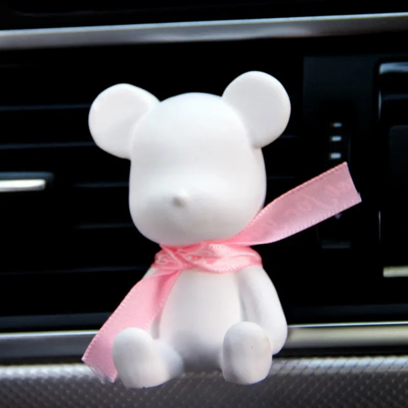 

Handmade Decoration Bear Perfume Shape Air Clip Diffuser Vent Freshener Aroma Plaster Car Oil Essential