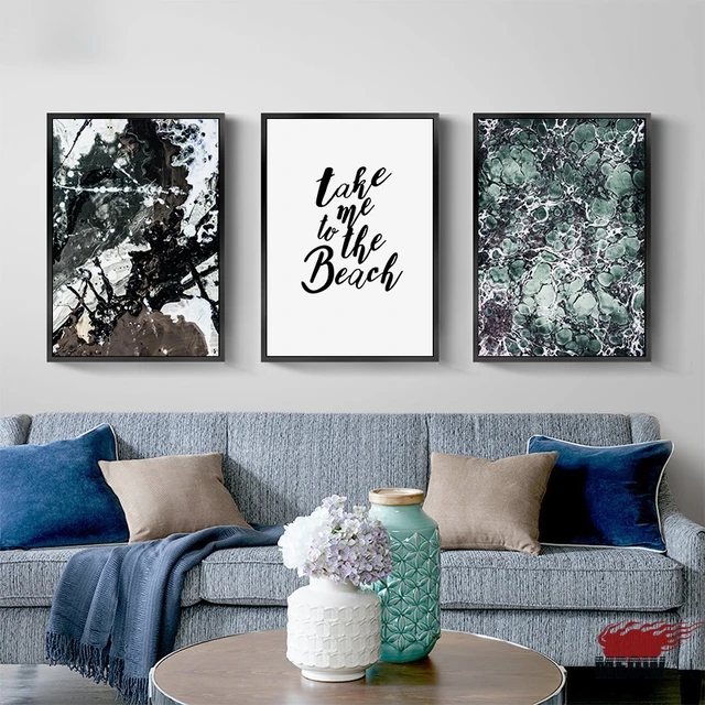 Posters Wall Art Printed Canvas Painting For Living Room Nordic Posters Wall Art Printed Canvas Painting For Living Room Nordic Decoration Quote Nature Seaside Decor