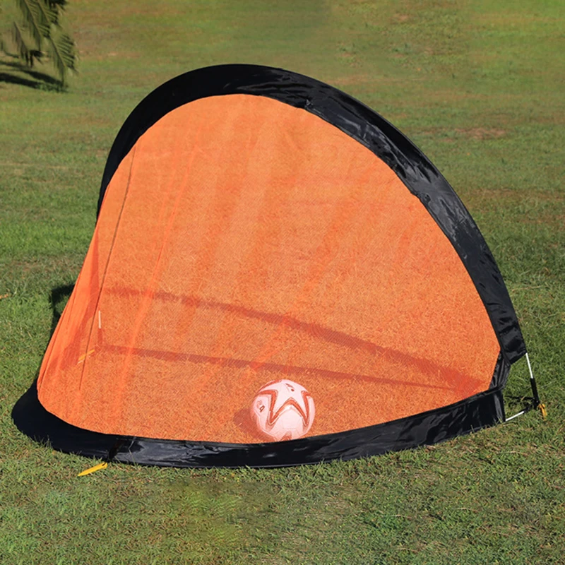 Nylon Children Folding Soccer Goal Portable Football Gate Training Goal Outdoor Sport Fans supplies 120*80*80cm