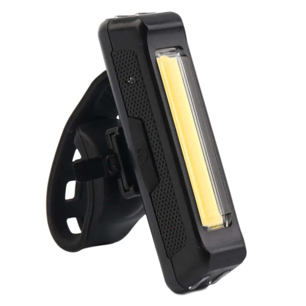 100LM светодиодный COB USB Перезаряжаемый головной светильник с аккумулятором, вспышка для велосипеда, велосипеда, хвостовая Защитная лампа, крепление на руль, горячая Распродажа