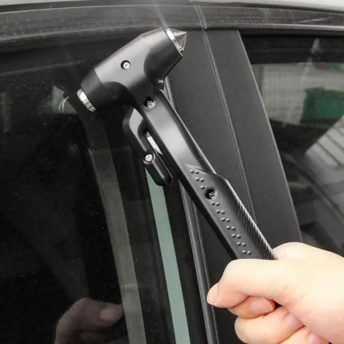 Автомобильный молоток безопасности жесткий металлический головкой стеклянный оконный выключатель Emergecy спасательный инструмент F-Best