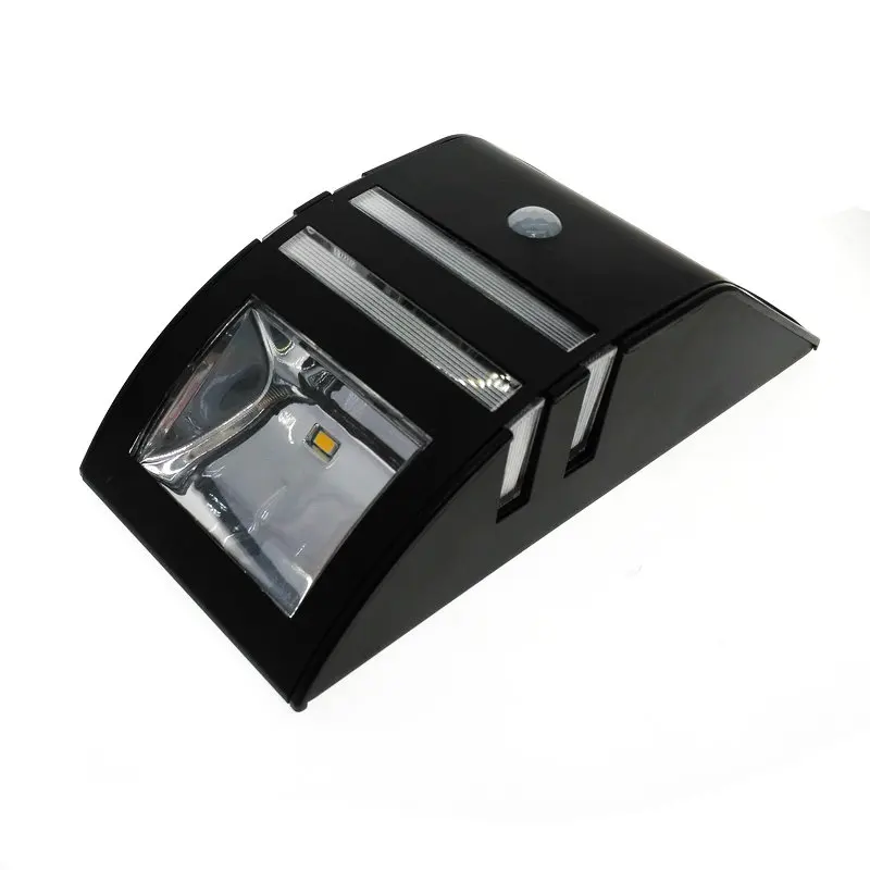 Stainless Steel Solar Power Highlight LED PIR Induction Wall Light Motion Sensor Led Steel Light Garden Wall Pir Lamp