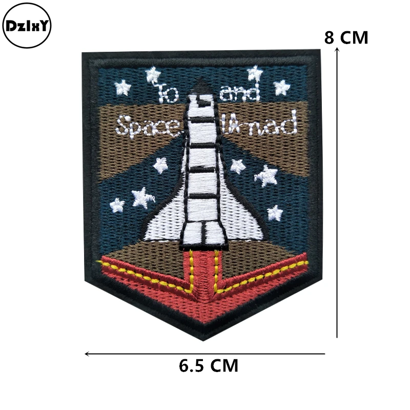30 стилей на выбор) нашивки для вышивки космонавта для одежды, сделай сам, полосатая одежда для аппликации, наклейки с железом на значок инопланетянина@ W