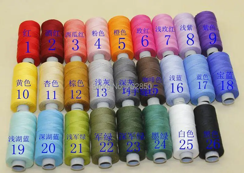 100 Cotton Thread,DIY Hand Use/Sewing Machine Threads,20S/3,26