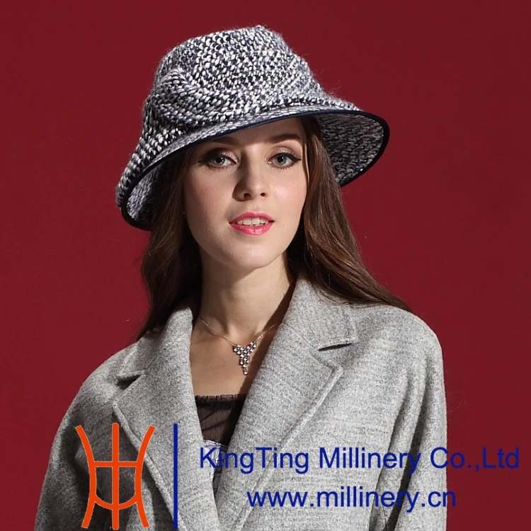 Free Shipping Fashion Elegant New Arrival Women Dress Hat Woolen Formal