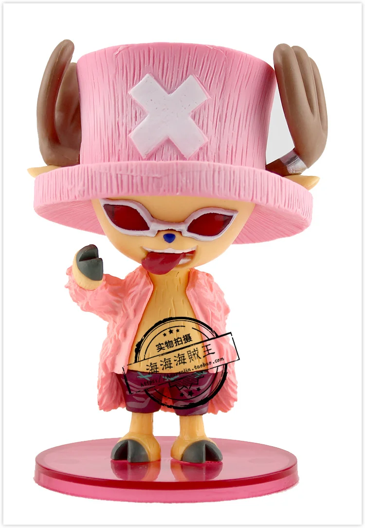 

Free shipping One Piece Anime Tony Tony Chopper cos Shichibukai PVC Action 10cm Figures Model Dolls Toy