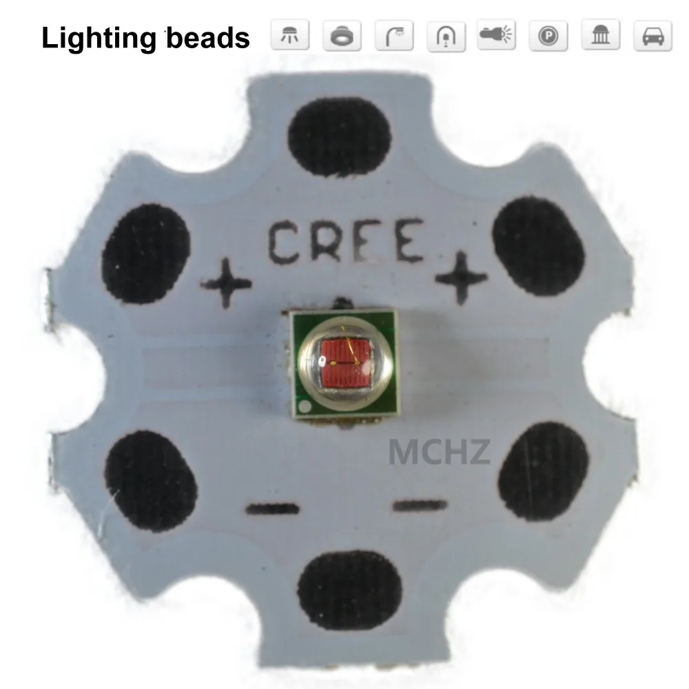 

100PCS A LOT 3535 1-2W LED diodes Chip LED Lamp Bead Flashlight Light Red 620-625nm For DIY LED Car ligjhtsD Car lig