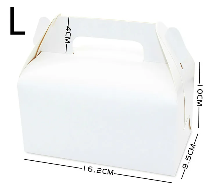 50 шт крафт-бумажная коробка с ручкой Свадебная подарочная коробка упаковка для кексов Вечеринка день рождения десерт выпечка посылка кекс и печенья коробка