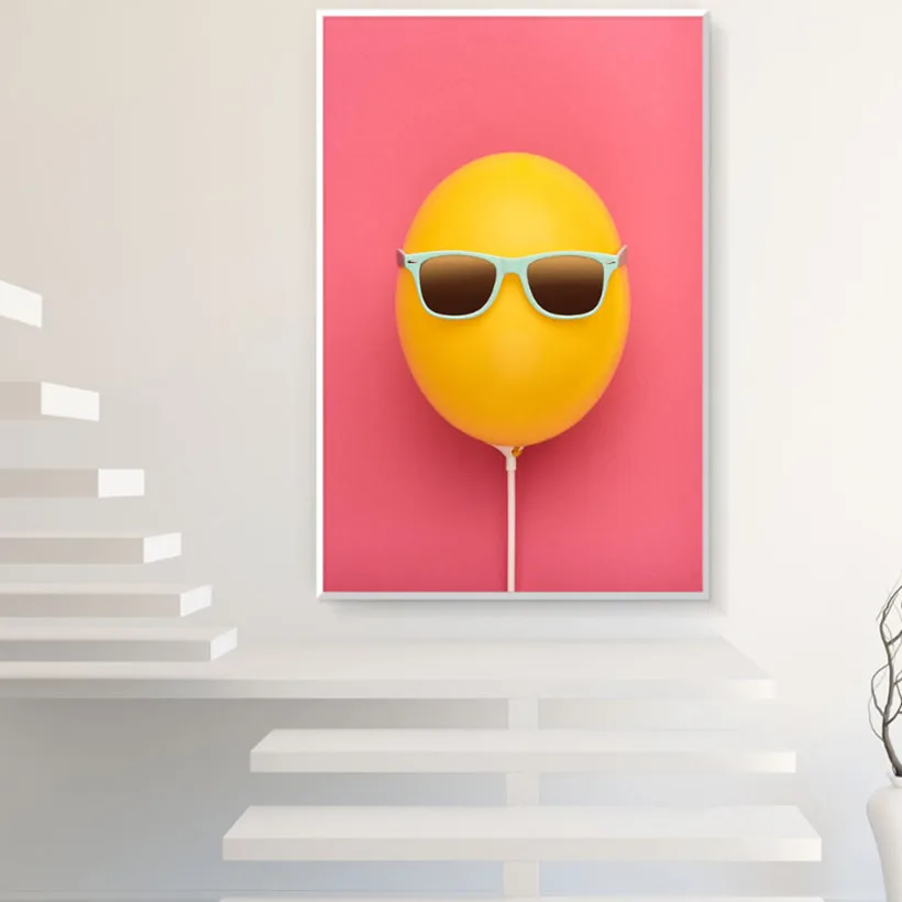 Abstract Fruit Pineapple Orange Glasses Poster Nordic Style Pictures Wall Art Canvas Print Painting For Living Room Home Decor