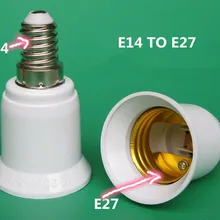 Держатель лампы E14 в E27 конверсионное основание E27 поворот E14 поворот E27-E14 база e14-e27 Держатель e14 изменение на e27 стать E14 преобразование E27