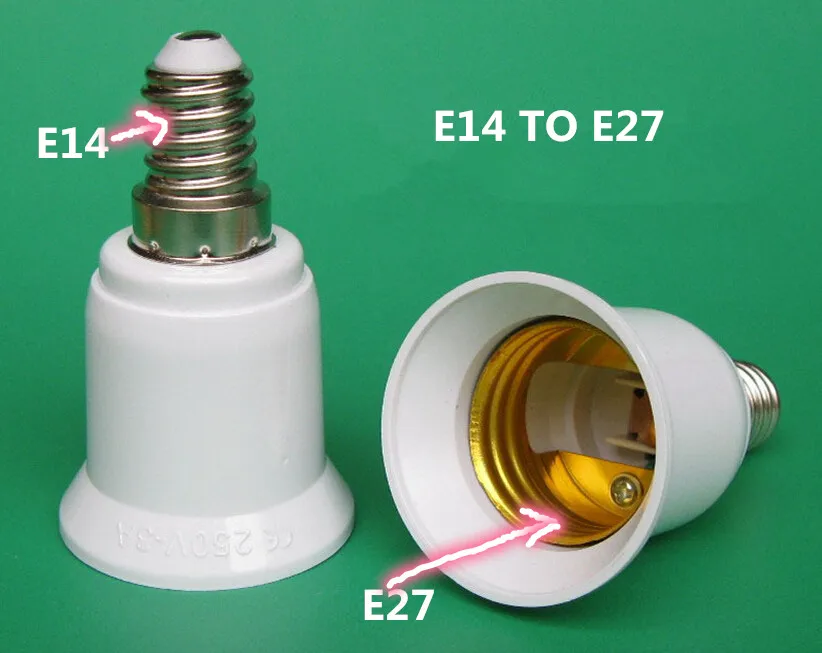 Lamp holder E14 to E27 conversion base E27 turn E14 turn E27 E14 base