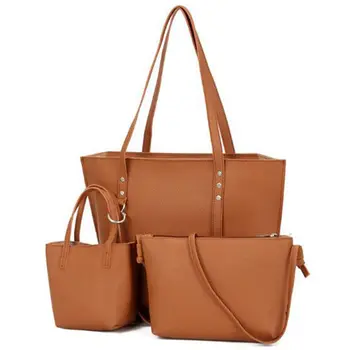 

3pcs set women leather handbags bags high quality women's messenger bags designer tote