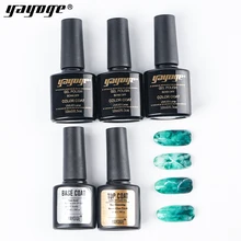 Yayoge 5 шт./компл. Гель-лак для нейл-арта наборы Классический Гель-лак для ногтей профессиональный маникюрный дизайн лак для свободно маникюрного салона
