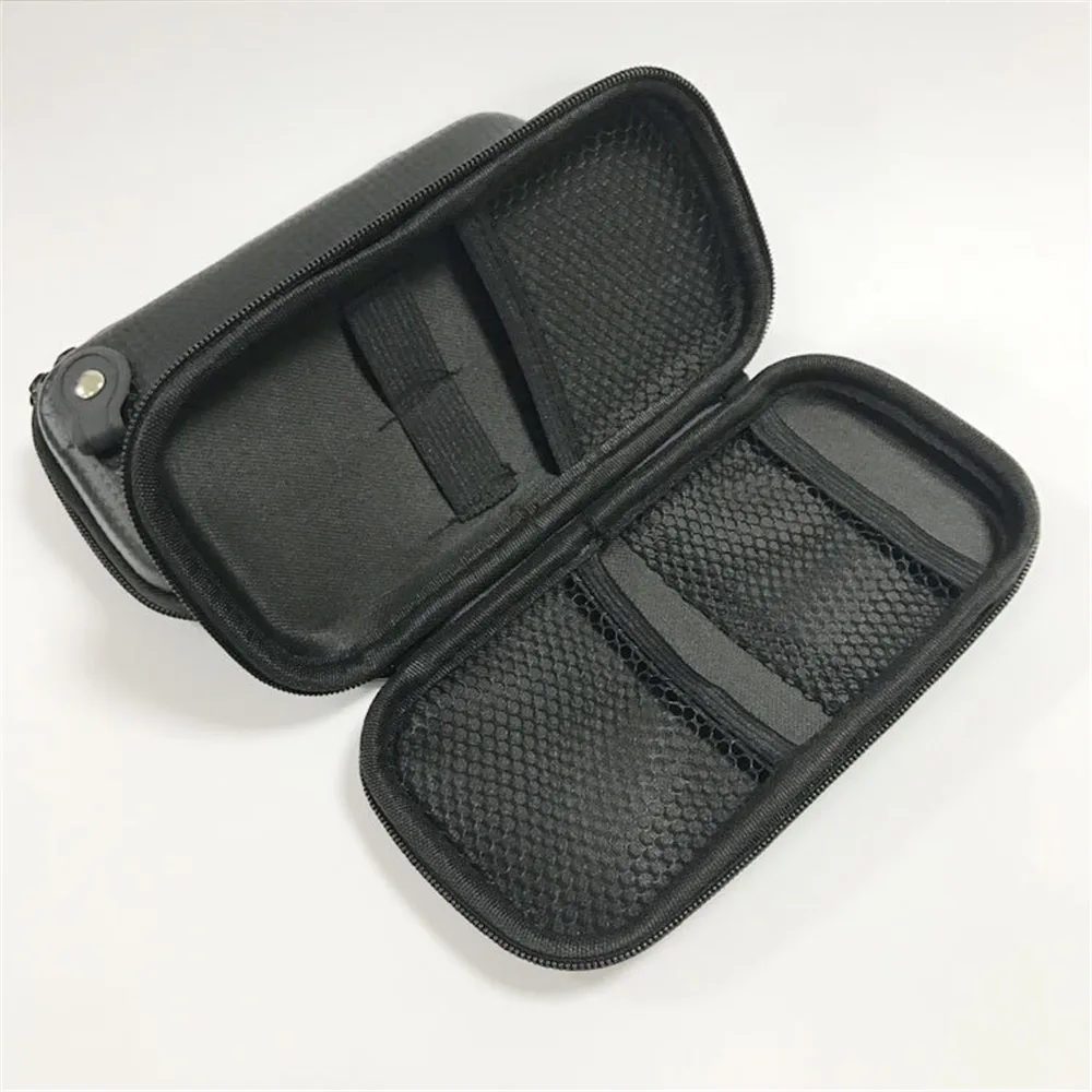 

1pc Portable Black Pen Bag EVA Pencil Case Storage Bag Data Cable Earphone Wire Pen Hard Shell Cute Organizer Office Supplies