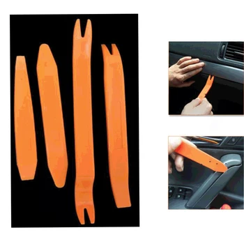 

Plastic Installer Molding Set Car Trim Removal Car DIY 4pcs Pry Radio body Upholstery Remover Kit Fasteners Panel