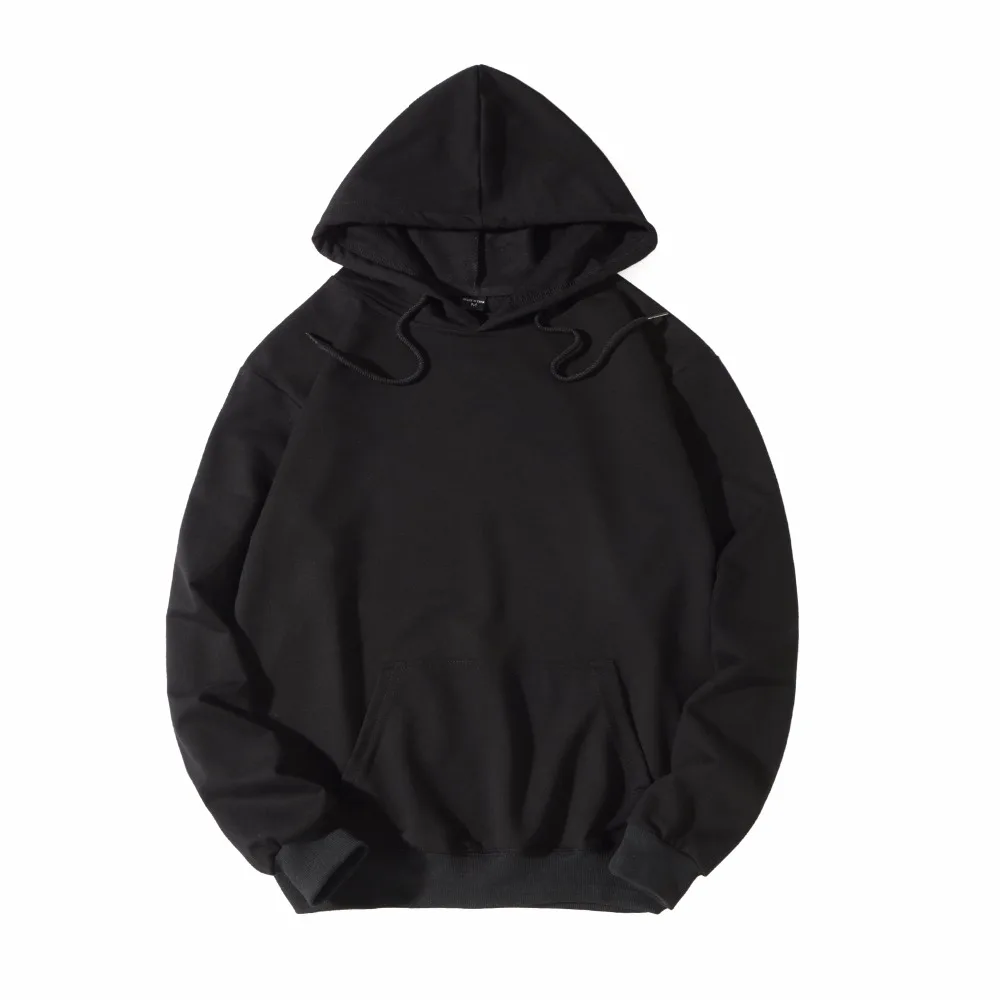 2019 New Spring Autumn Fashion Hoodies Male Large Size Warm Fleece Coat Men Brand Hoodies Sweatshirts  Size M-XXL