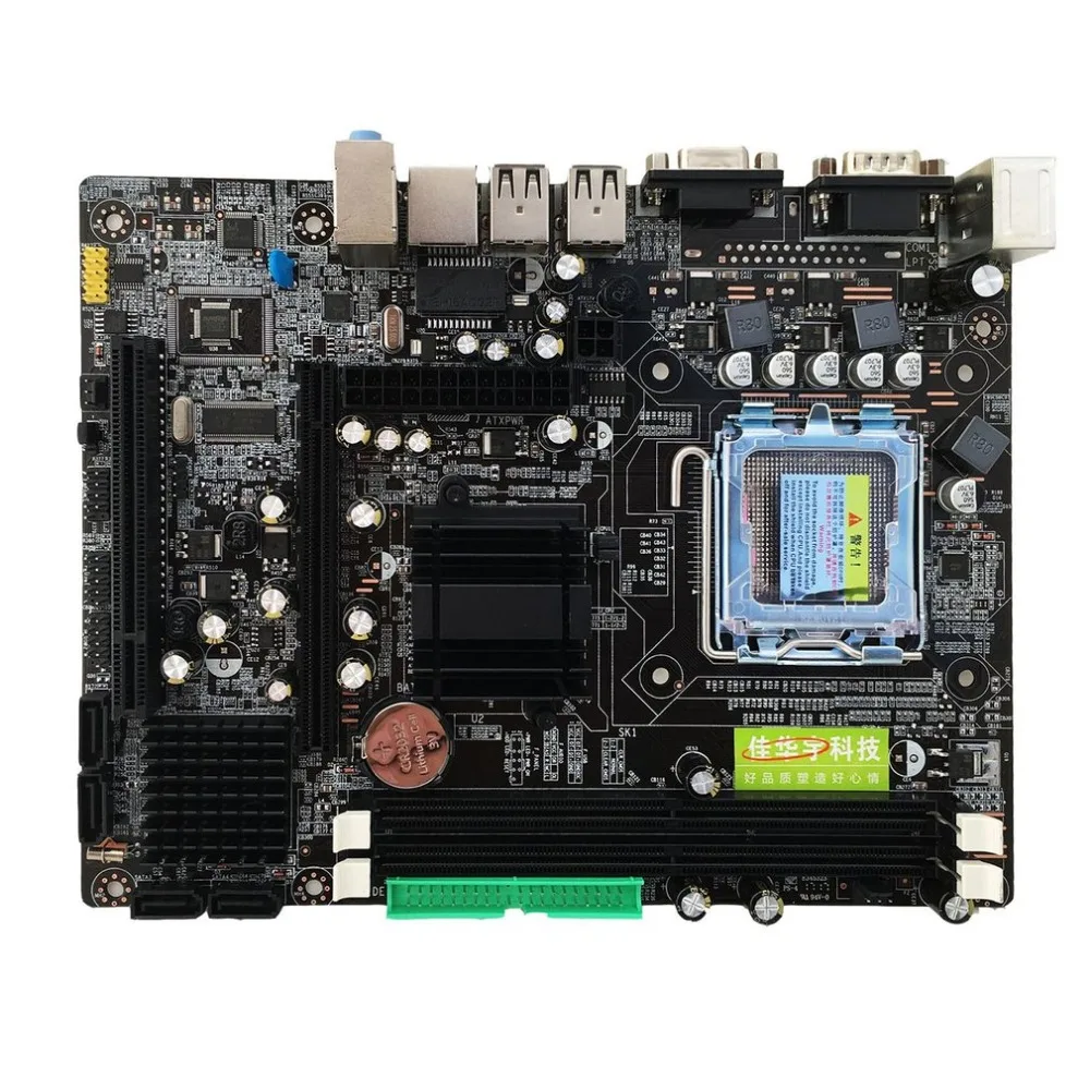 

2018 NEW Professional 945 Motherboard 945GC+ICH Chipset Support LGA 775 FSB533 800MHz SATA2 Ports Dual Channel DDR2 Memory