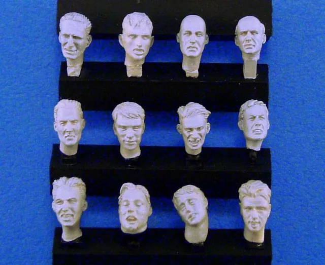 1/35 Resin Figure Model Kits  Heads set  Unassembled unpainted 1