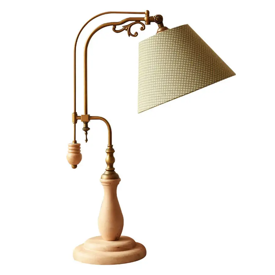 

American vintage table lamp for living room industrial bedroom lamp retro home deco study office light table cozy desk led e27