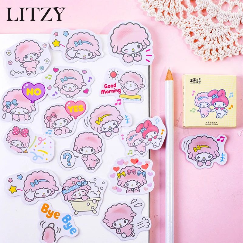 

45 Pcs/lot Cute Sheep Mini Paper Sticker Decoration DIY Ablum Bullet Journal Diary Scrapbooking Label Sticker Kawaii Stationery