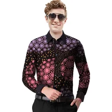 Apring мужские топы в африканском стиле Дашики мужская одежда африканская мужская одежда модный принт с длинным рукавом мужские рубашки костюм на заказ