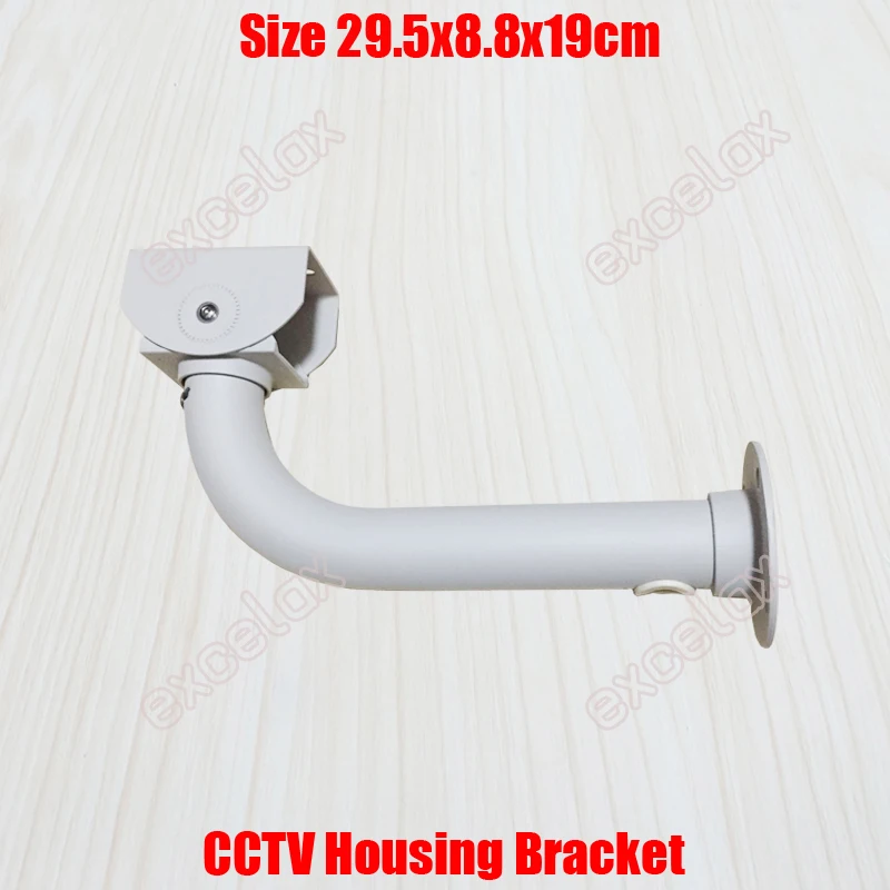 

L Type 30cm CCTV Housing Bracket Outdoor Cable Protection Security Camera Wall Ceiling Mount Aluminum Alloy Stand by Excelax