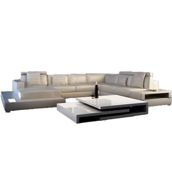 

leather sofa with white color high quality