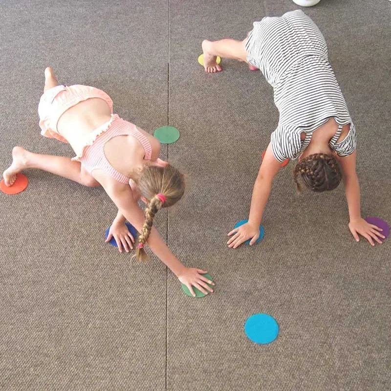  30Pcs/Set Multifunctional Round Carpet Markers for Teachers Early Educational Kindergarten Supplies - 32965108946