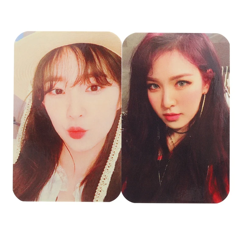 

10pcs/set K-POP Red Velvet BAD BOY Album Photo Card Self Made Paper Cards Autograph Photocard