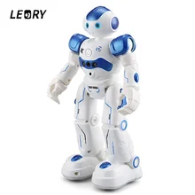 LEORY RC Robot Intelligent Programming Remote Control Robotica Toy Biped Humanoid Robot For Children Kids Birthday Gift Present diy robot 17dof biped robotic educational robot humanoid kit servo bracket educational toy f17326