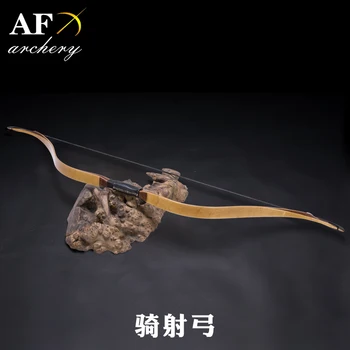 

10-50# Horse Bow Archery Handmade Laminated Bow Black Walnut Birdseye Maple Recurve Bow for Hunting and Shooting