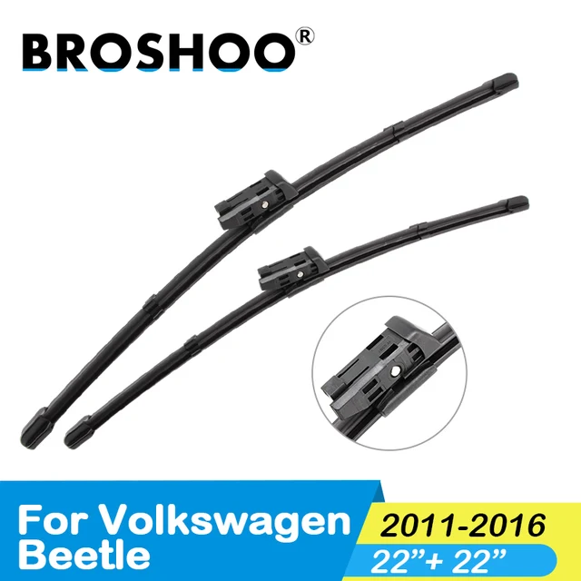 BROSHOO Car Windscreen Wipers Blades For Volkswagen Beetle 2004 2005