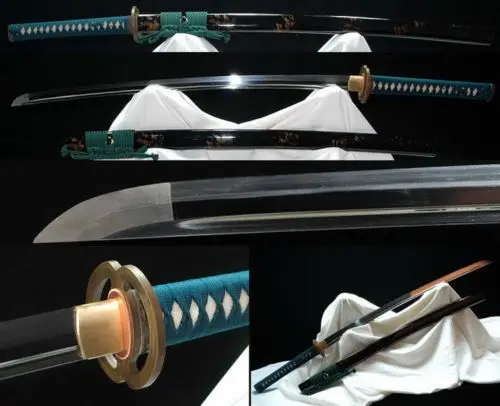

Japanese Samurai Sword Katana Full Tang 1060High Carbon Steel Blade Handmade 902