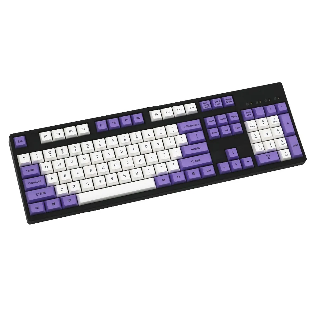 MP DSA профили Keycap краситель-сублимированный PBT 108 keycaps Cherry MX Переключатель keycaps для проводной USB Механическая игровая клавиатура