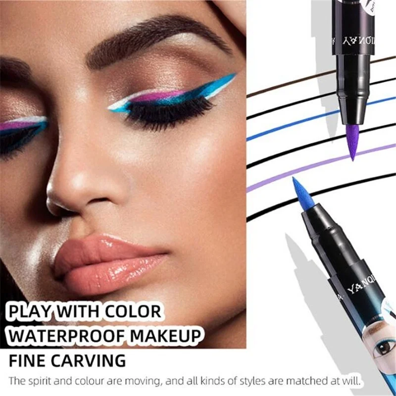 

Black Waterproof Liquid Eyeliner Make Up Beauty 4 Color Eyes Comestics Long-lasting Eye Liner Pencil Makeup Tools for Eyeshadow