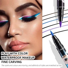 Черная Водостойкая Жидкая Подводка Для Глаз Make Up Beauty 4 Цвета Глаза Comestics Долговечные Каран