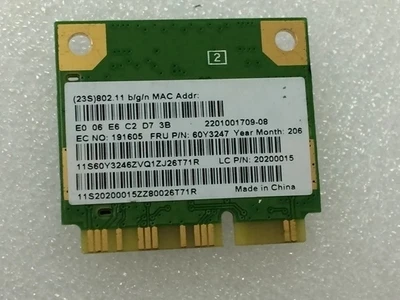 SSEA оптовая продажа для IBM LENOVO RealTek RTL8188CE Wifi беспроводная карта 802 11 b/g/n FRU: 60Y3247 |