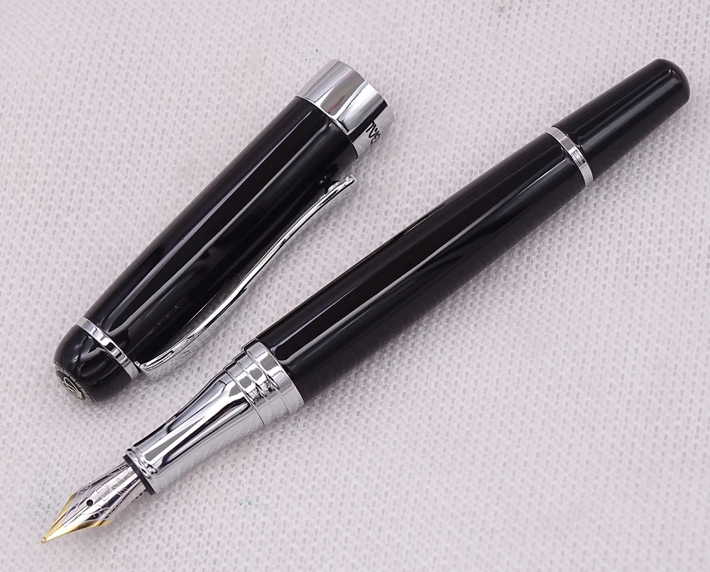 Regal 69 Black Metal Copper Fountain Pen Andrew Series Office Writing Ink Pen