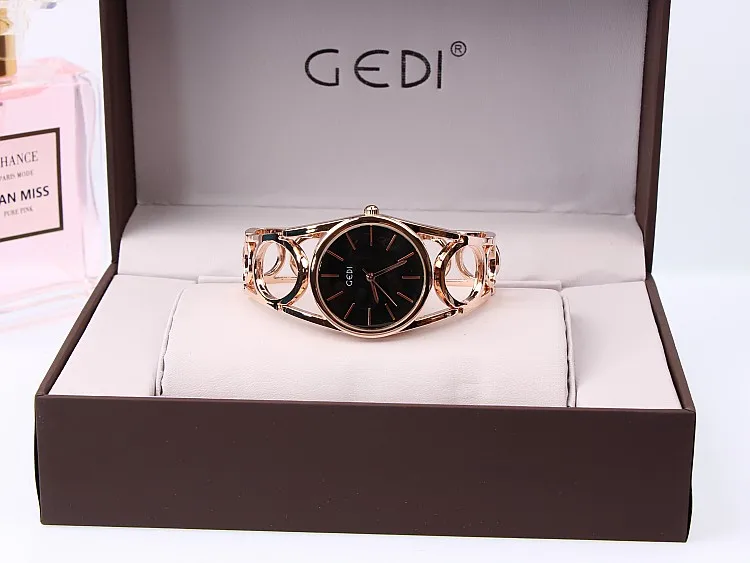 3 шт. Роскошные брендовые часы браслет часы полые сексуальные тонкие женские браслет-часы модные дизайнерские женские кварцевые часы